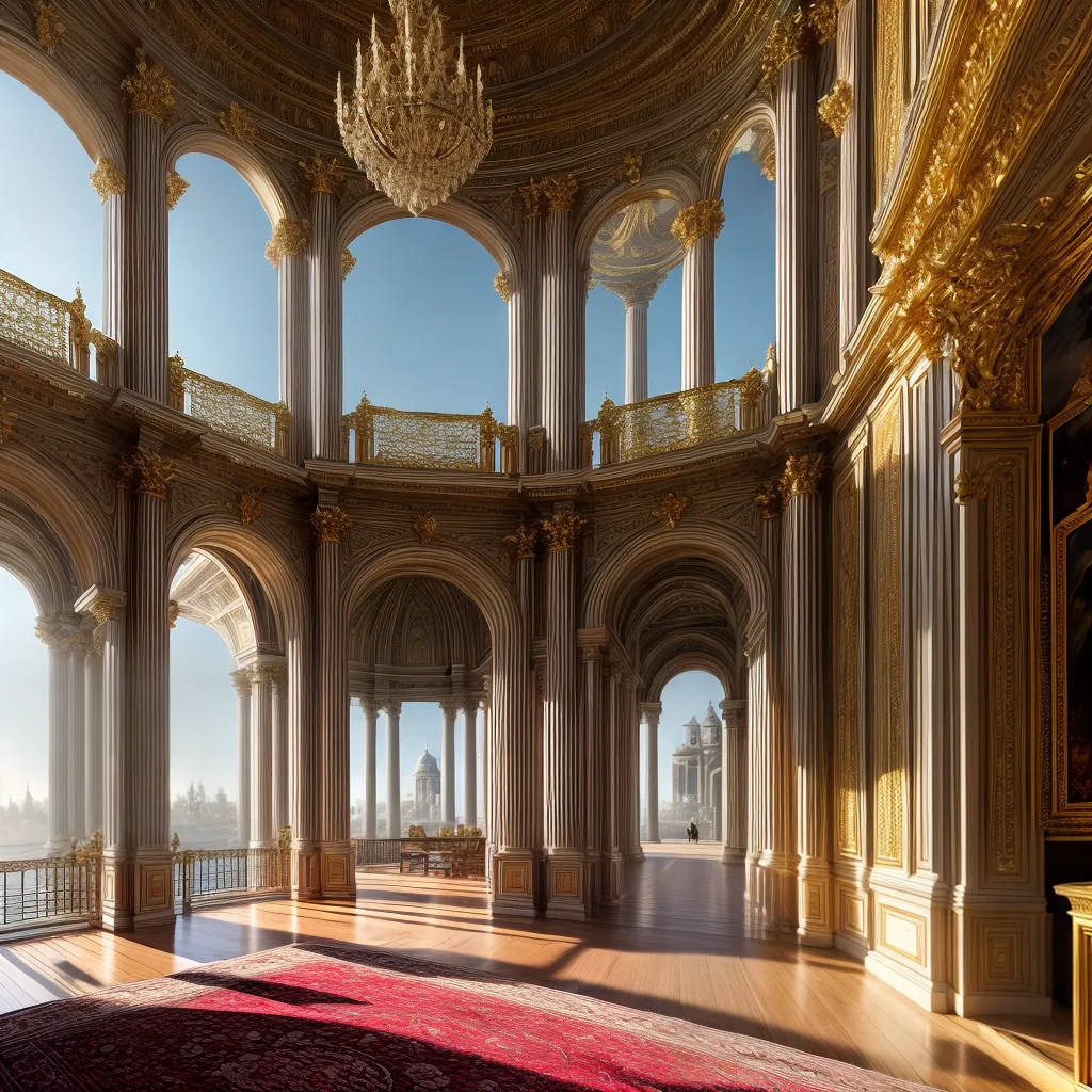 Fotos palacio majestoso paisagem opulencia sonho