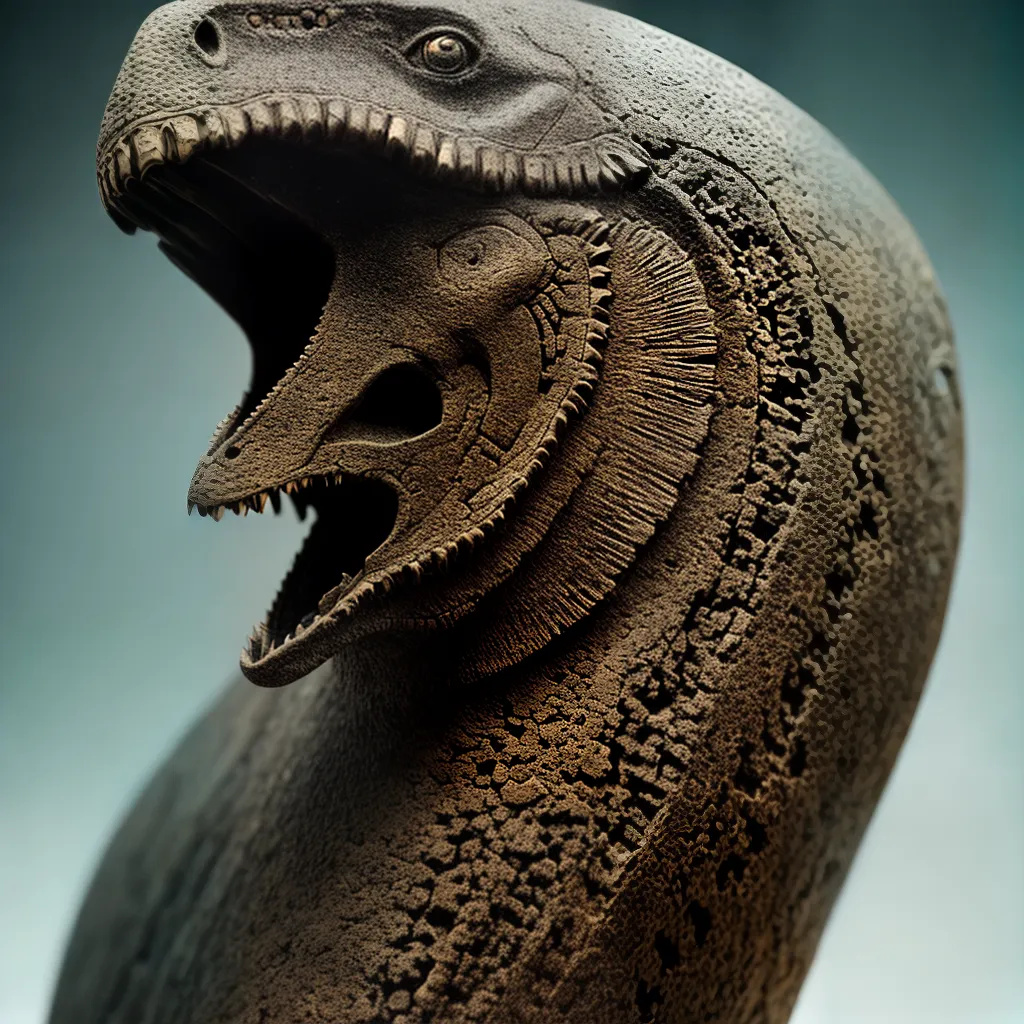 Fotos paleontologo fossil dinossauro detahes