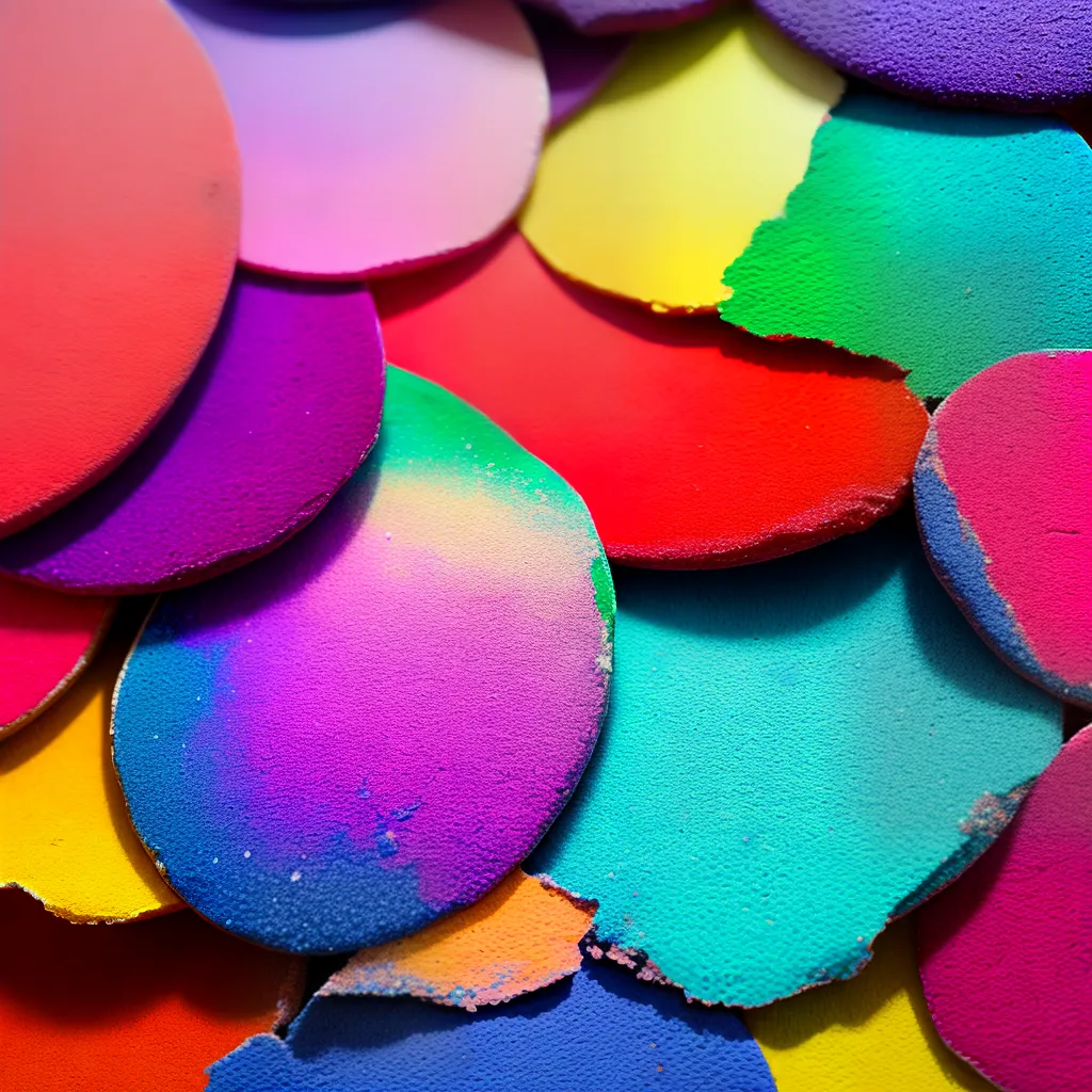 Fotos paleta sonhos coloridos pincel