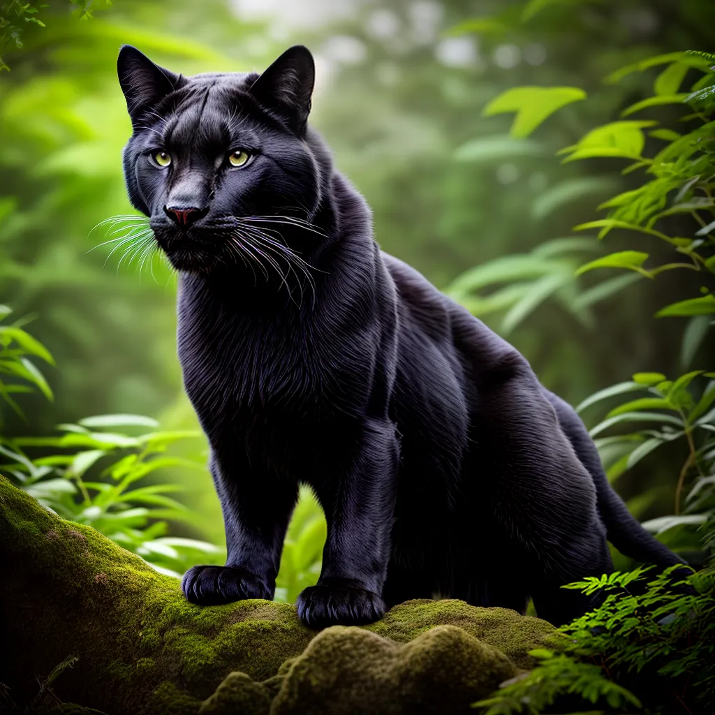 Fotos pantera negra jungle olhar poder