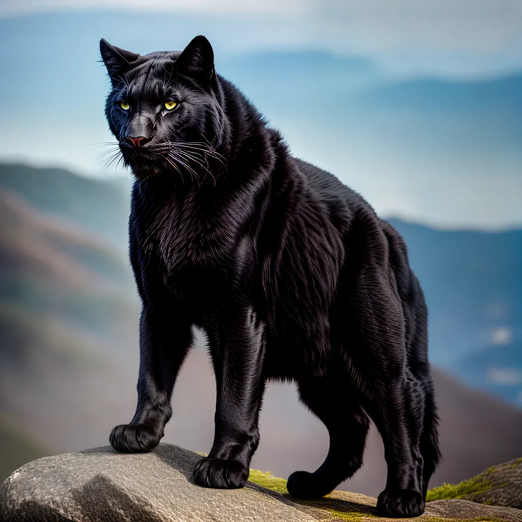 Animal Espiritual: Descubra o Significado por Trás do Sonho 5 Fotos pantera negra poderosa rocha olhos verdes