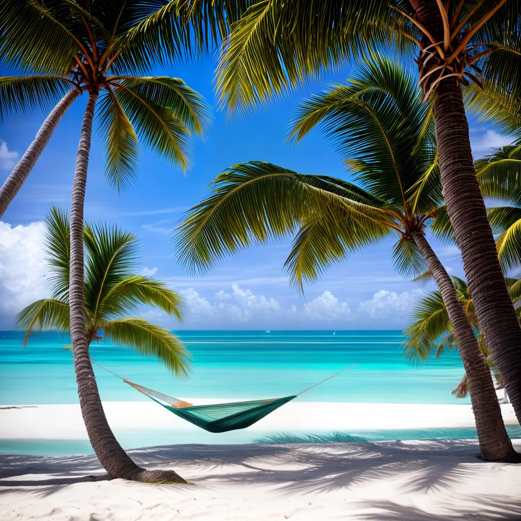 Entendendo o que Significa Sonhar com Destinos Exóticos e Turismo 3 Fotos paraiso tropical aguas cristalinas rede