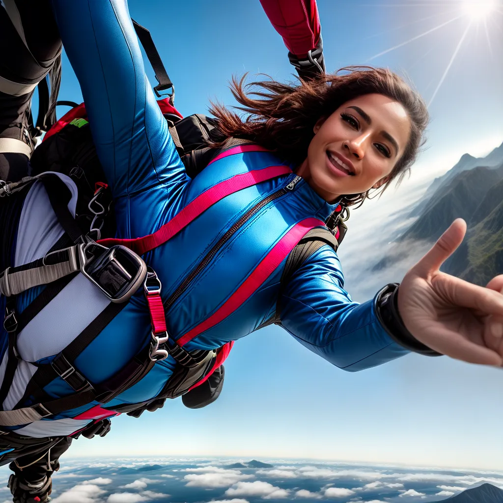 Desafiando a gravidade: significados dos sonhos de saltar de paraquedas 2 Fotos paraquedismo aventura ceu azul