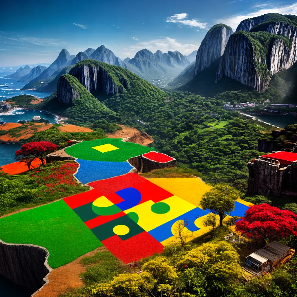 Fotos parceria brics bandeiras puzzle uniao