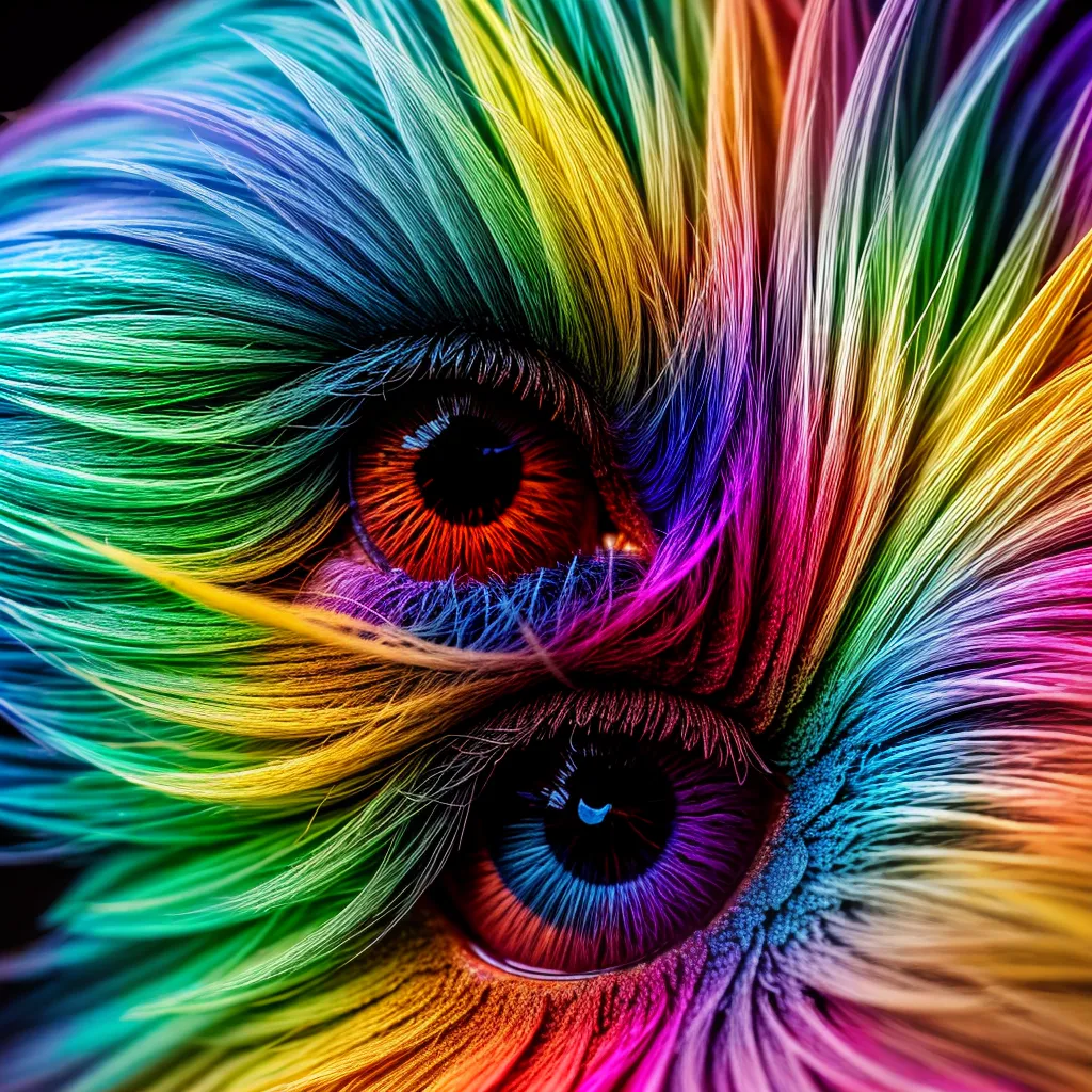 Sonhar com Cores Vibrantes e Significados Ocultos 6 Fotos parede colorida mistura pessoa encantada