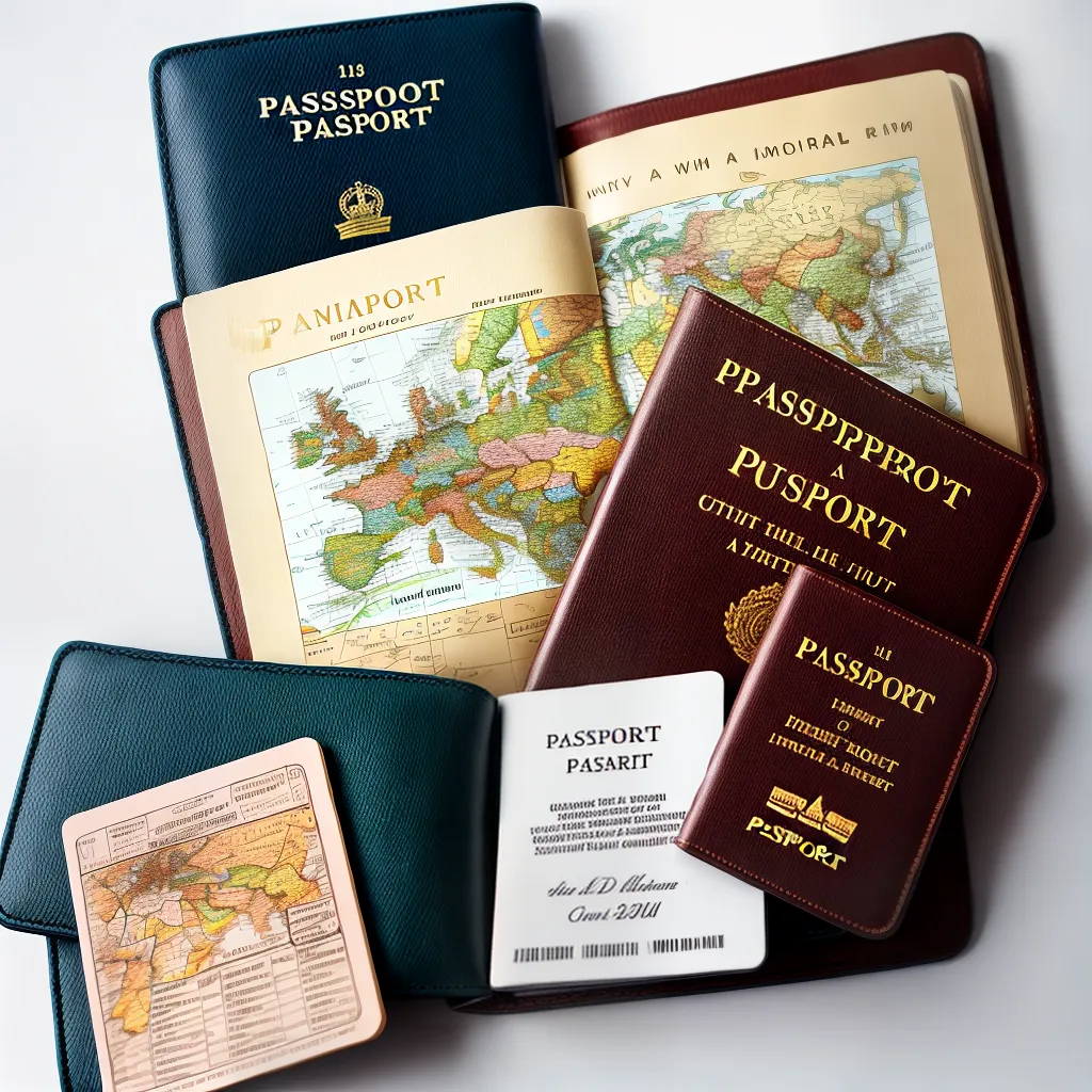 Fotos passaporte aventura mapa tickets guia