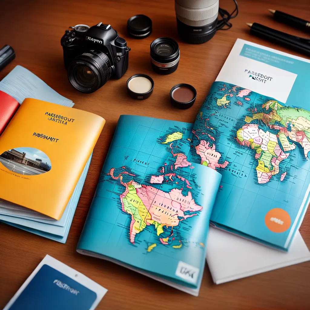 Descubra o Significado de Sonhar com Viagens. 4 Fotos passaporte carimbo viagem camera mala