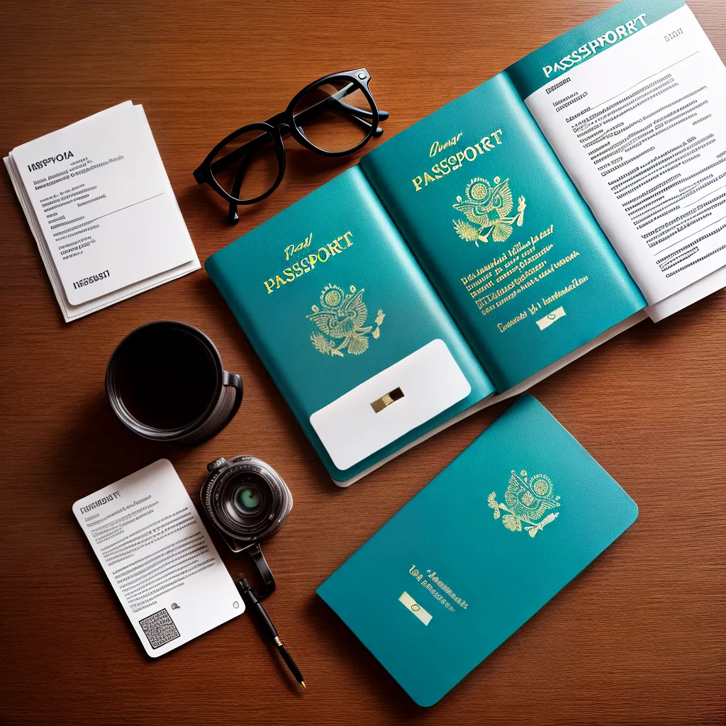 Fotos passaporte embarque mapa viagem 1