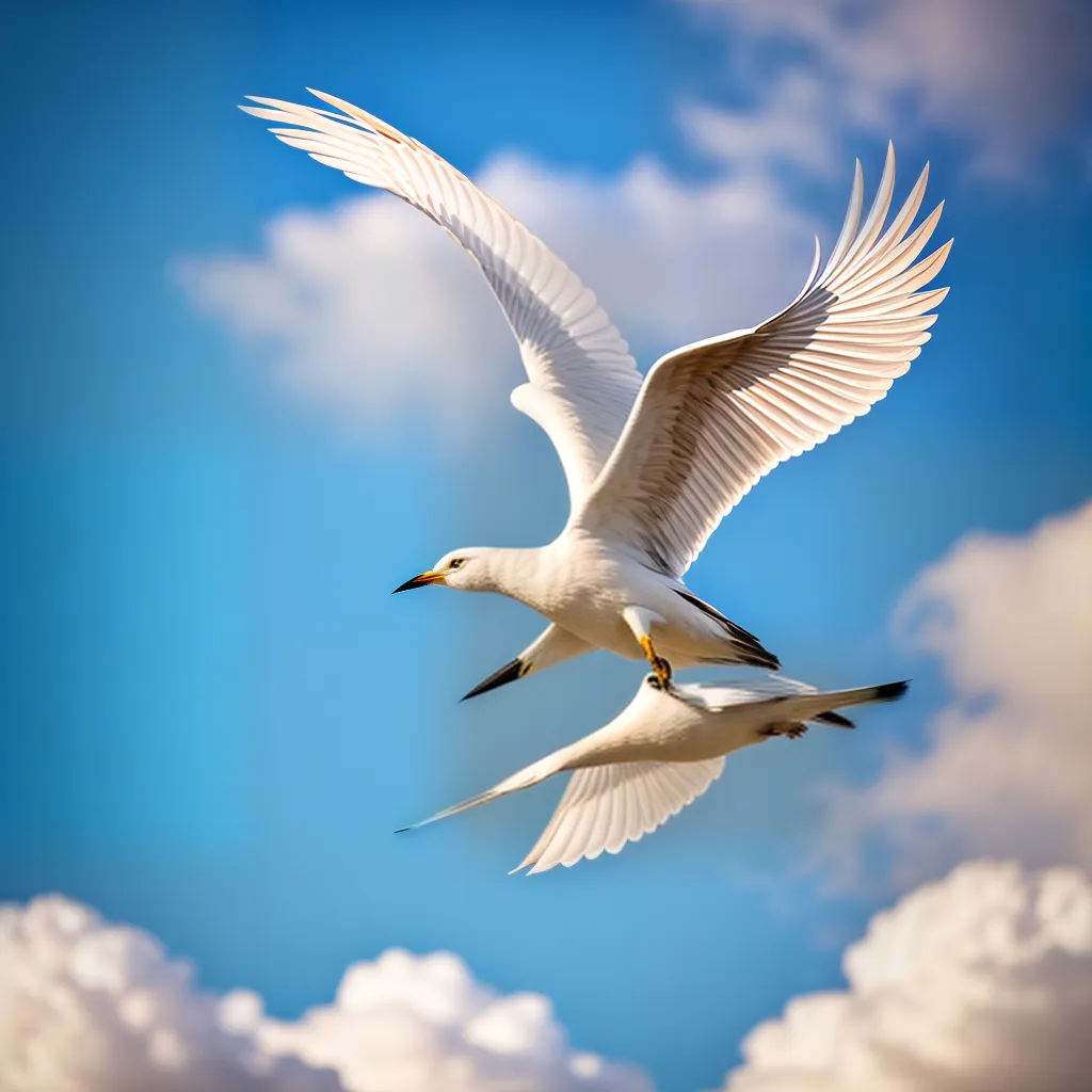 Pássaro branco: o que significa sonhar com aves 6 Fotos passaro branco ceu azul liberdade paz