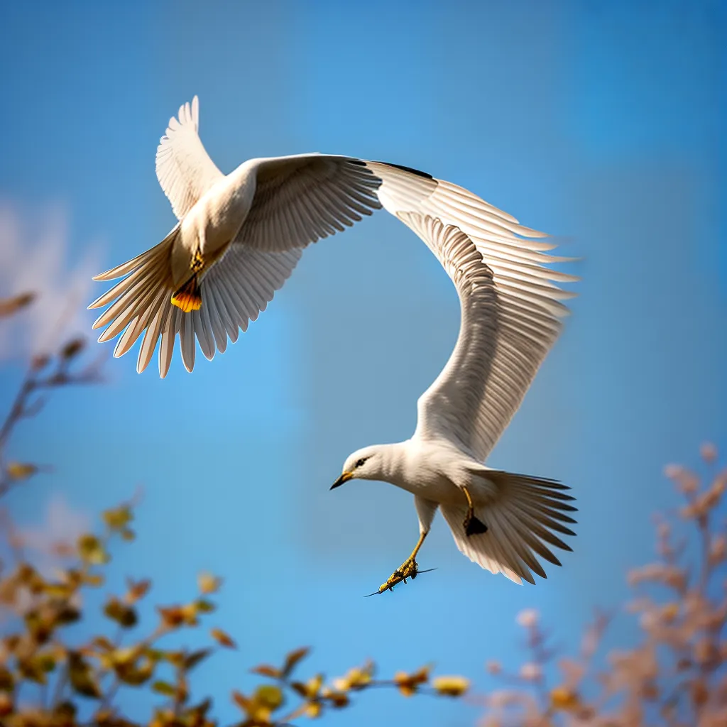 Pássaro branco: o que significa sonhar com aves 5 Fotos passaro branco voando ceu luz