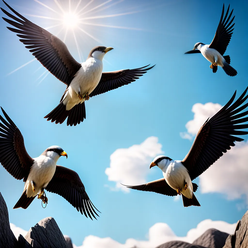 Significado de Sonhar com Pássaros Voando: Liberdade e Celebração da Vida 2 Fotos passaros ceu azul liberdade crescimento