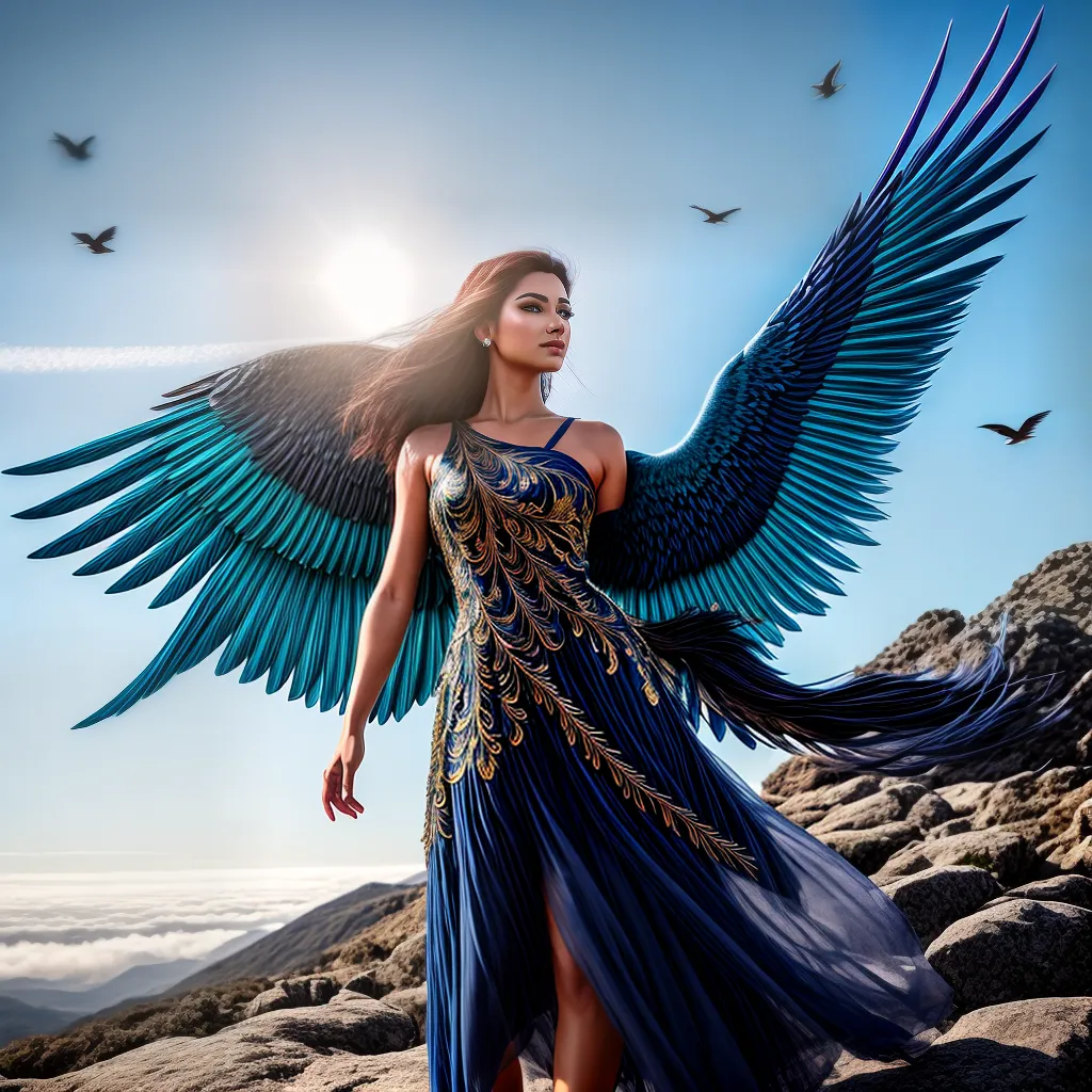 Significado de Sonhar com Pássaros Voando em um Céu Azul? 6 Fotos passaros coloridos ceu azul liberdade
