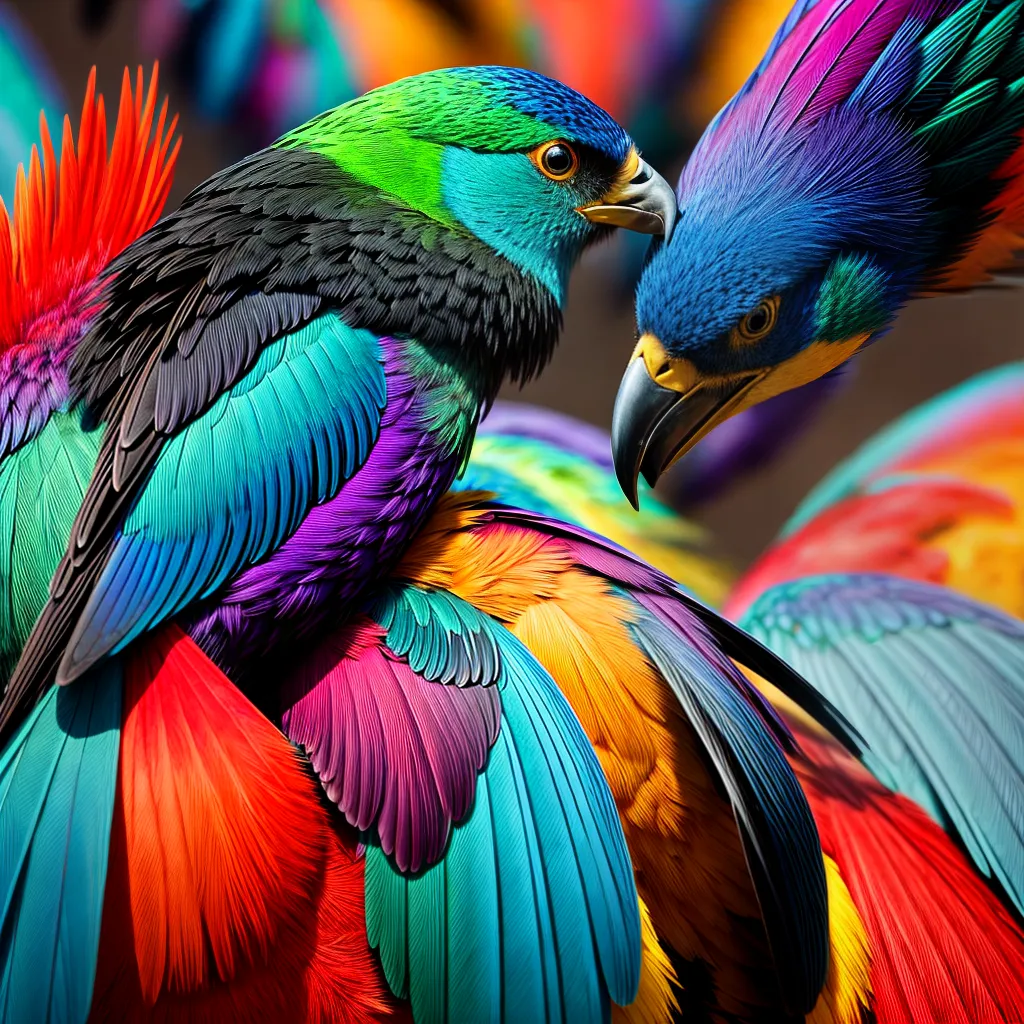 Explorando o Significado de Sonhar com Aves 3 Fotos passaros coloridos sonhos liberdade 1