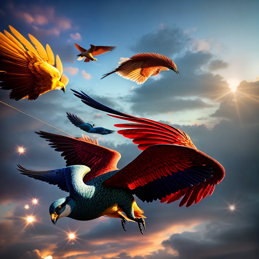 Sonhos de Passarinho: Qual o Significado de Sonhar com Pássaros? 6 Fotos passaros cores sonhos liberdade 1