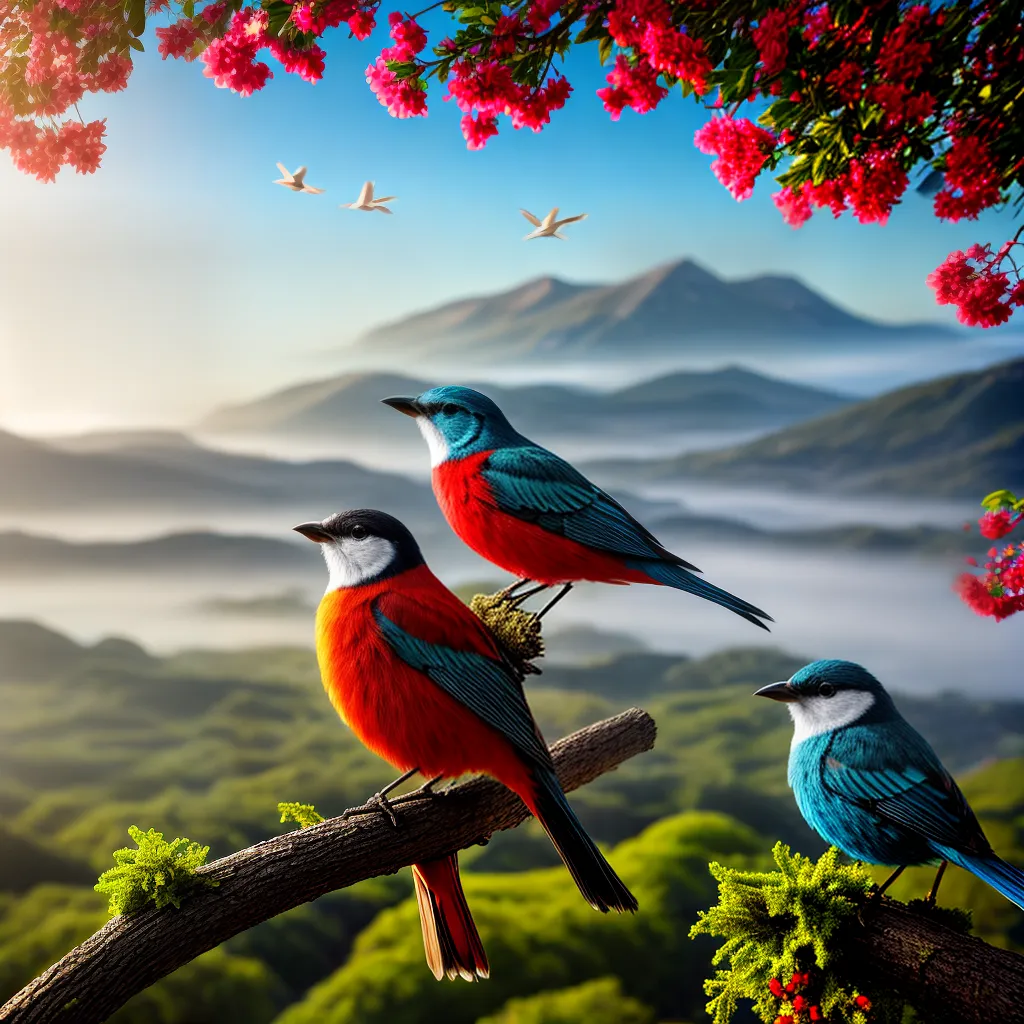 Sonhos de Passarinho: Qual o Significado de Sonhar com Pássaros? 2 Fotos passaros cores sonhos liberdade