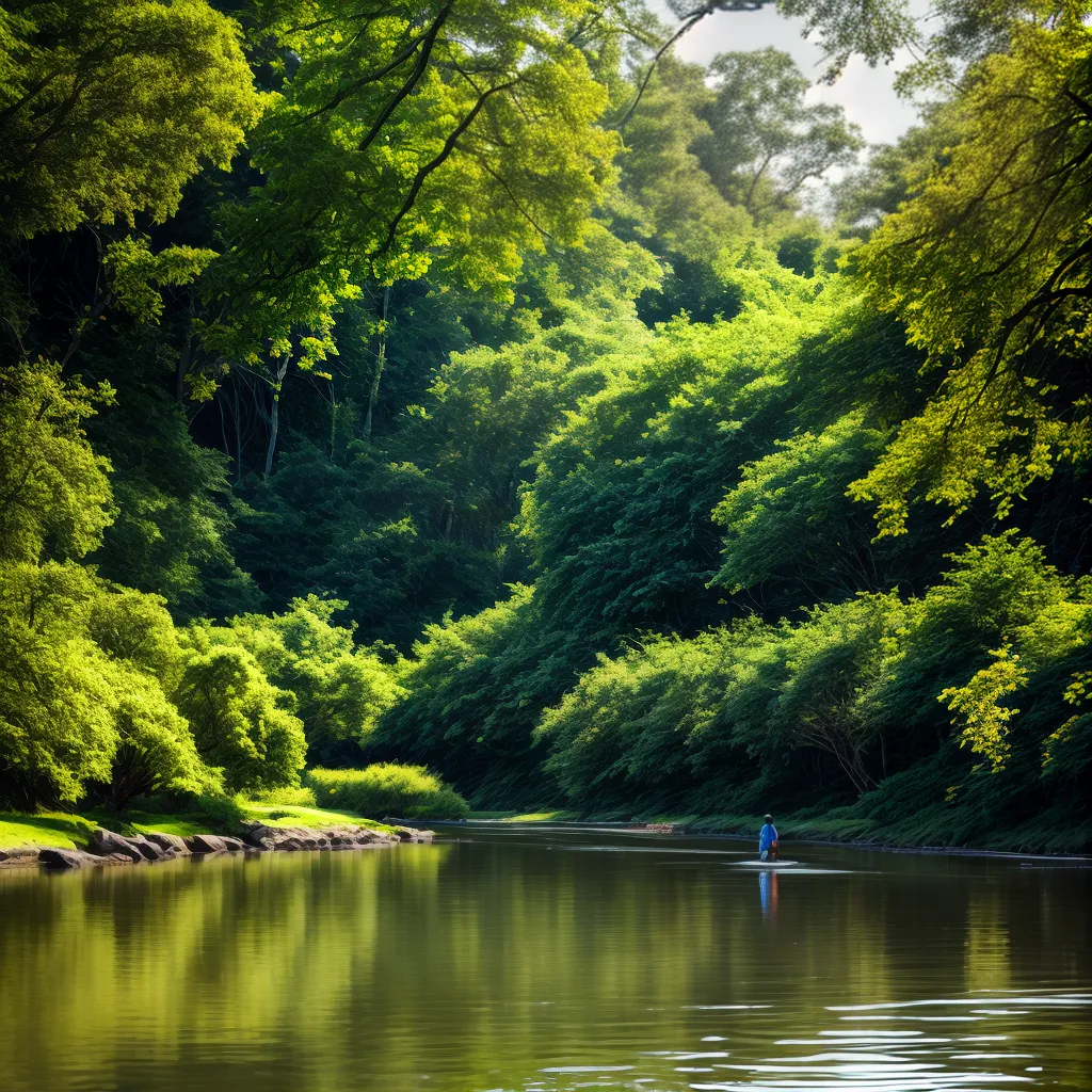 Fotos passeio rio natureza serenidade
