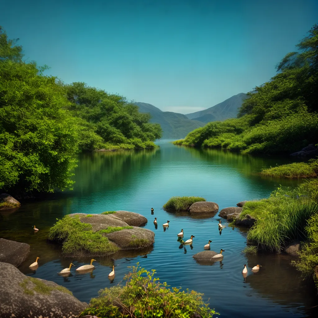 Mergulhando no inconsciente: o significado de sonhar com aves aquáticas 5 Fotos patos lagoa serenidade sonhos