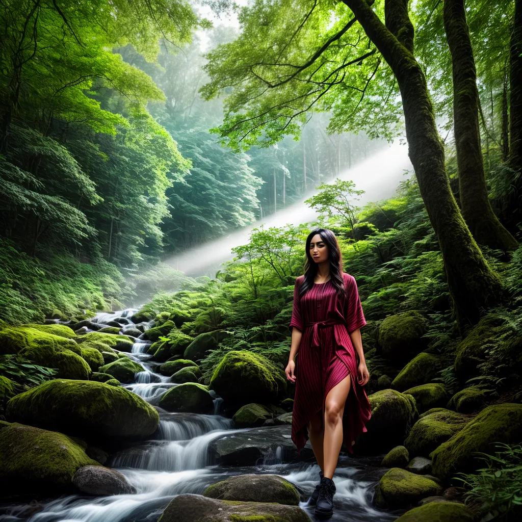 Amante de Árvores: O Significado de Sonhar com a Natureza 4 Fotos paz floresta verde serenidade rio
