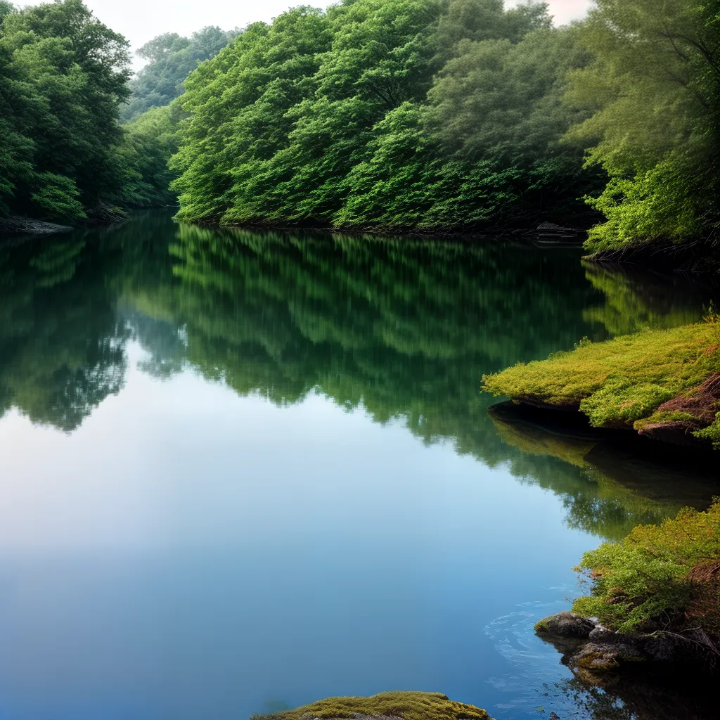Fotos paz lago reflexo arvore calmia
