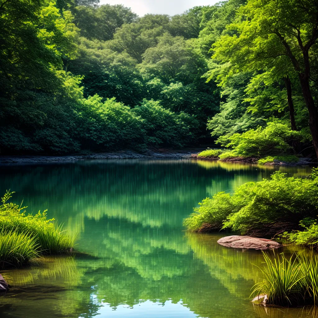 Significado de Sonhar com Água: Descubra as Diversas Mensagens que esse Elemento pode Trazer para suas Emoções e Vida Pessoal 5 Fotos paz lago verde ceu crescer