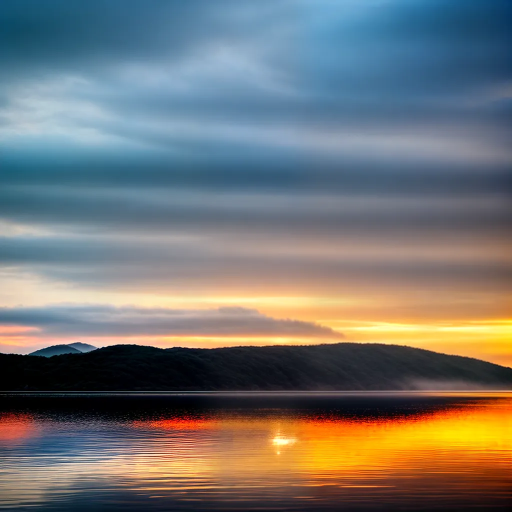Fotos paz por do sol oceano reflexo sonhos