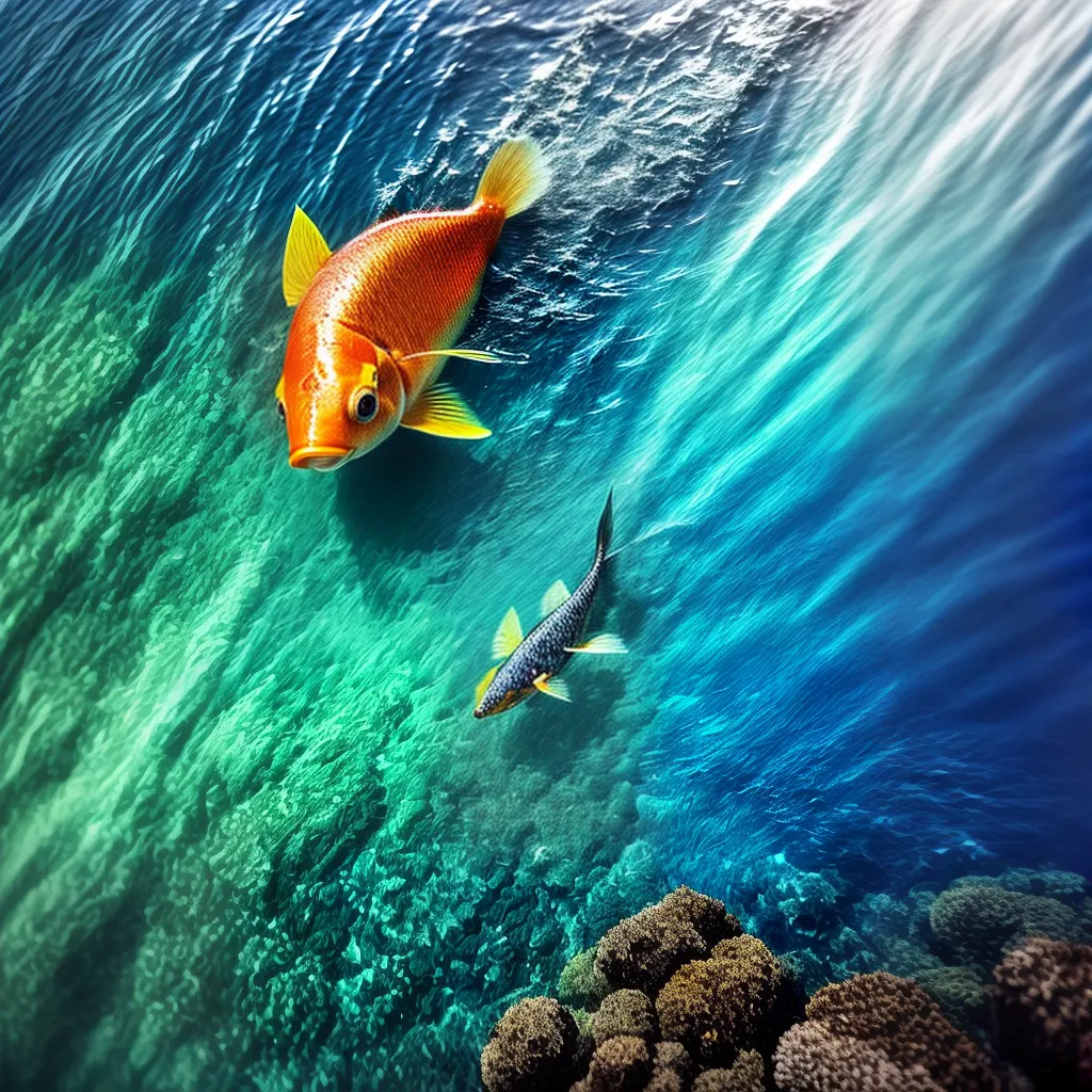 Fotos peixe pequeno oceano grande aspiracoes