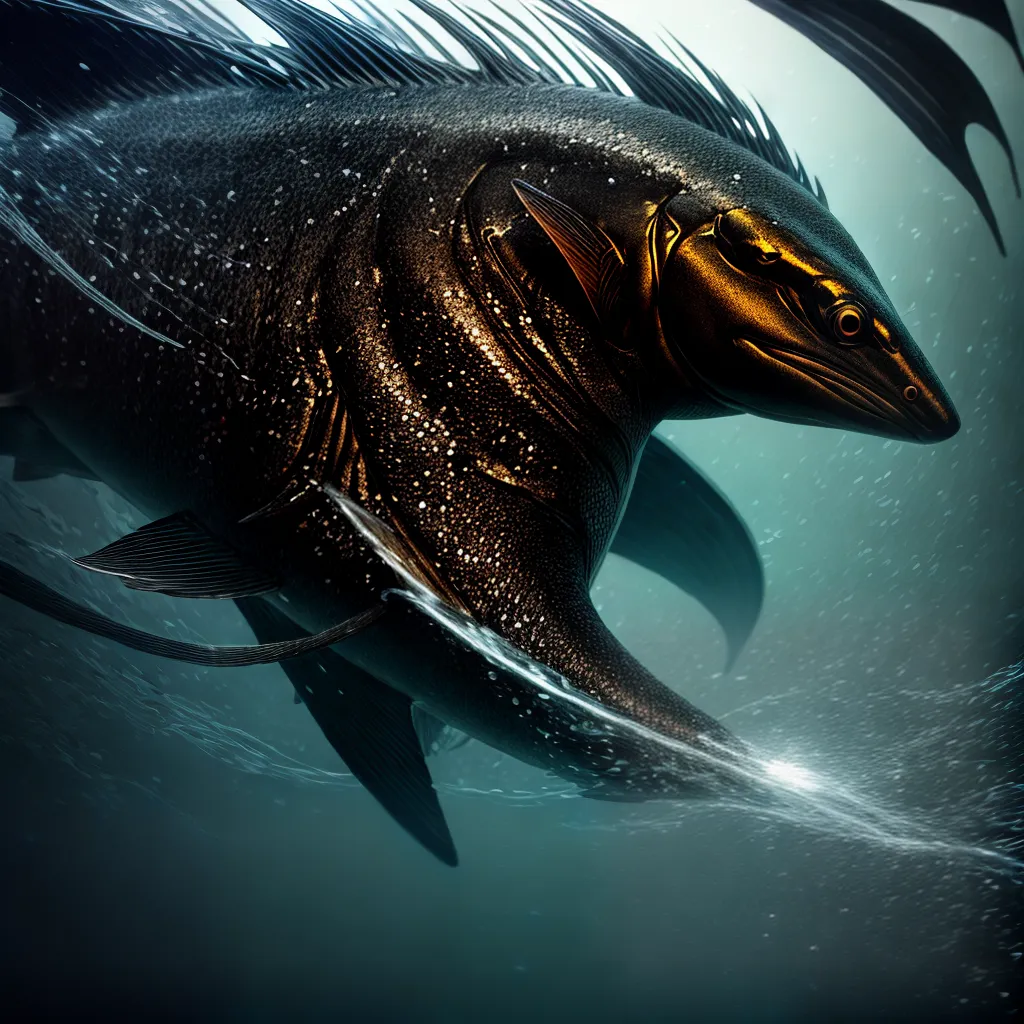 5. Peixe-gato Misterioso: Entenda o significado de sonhar com animais aquáticos. 4 Fotos peixe sombrio rio misterio sonhos