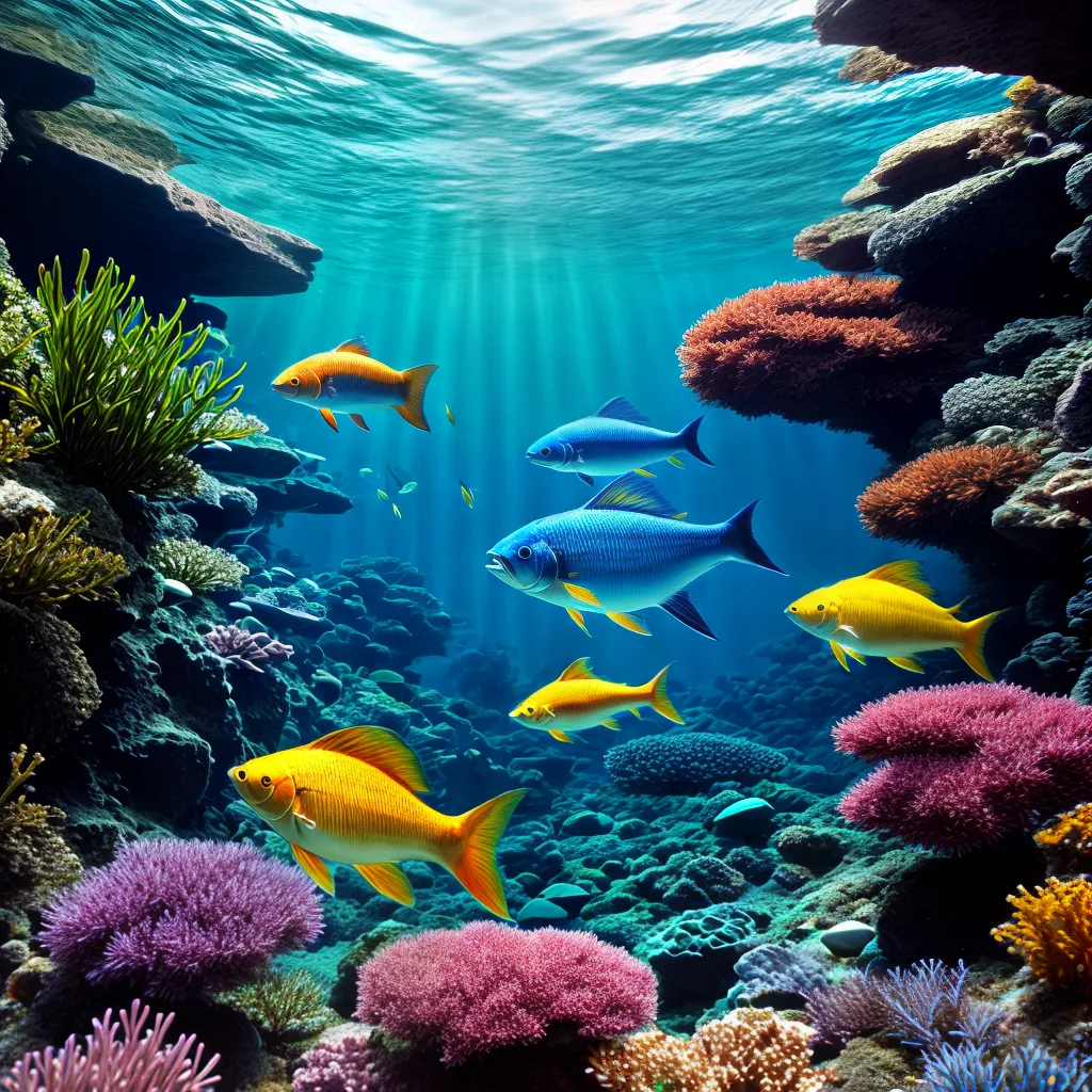 Fotos peixes abundancia transformacao oceano