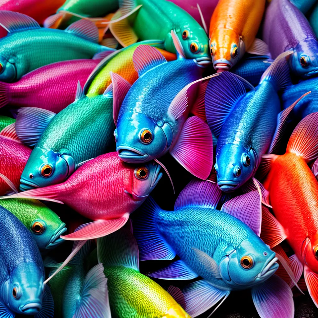 ssaros pintados 4 Fotos peixes coloridos agua cristalina danca