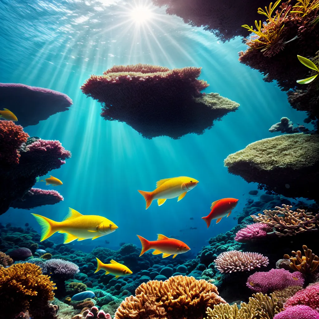 Fotos peixes coloridos agua cristalina sonhos