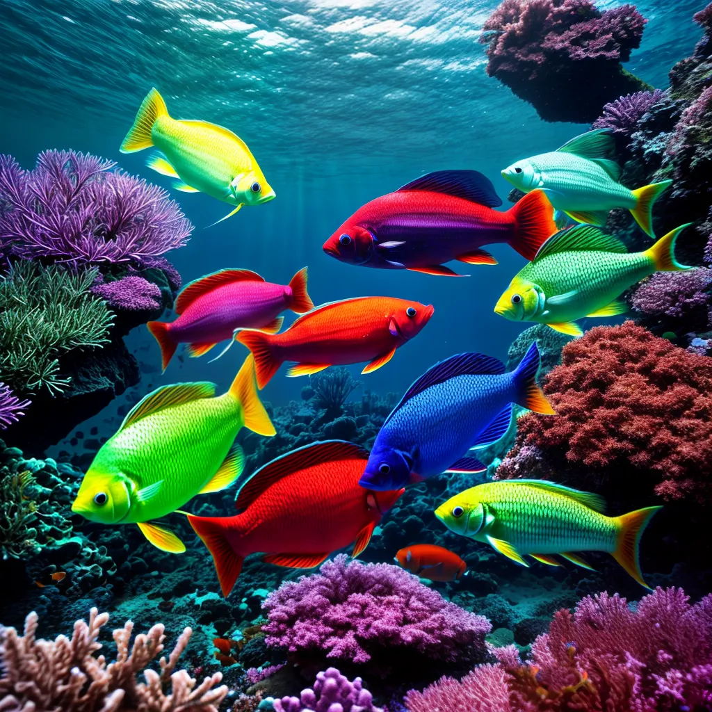 Explorando a Dimensão dos Sonhos: O que Significa Sonhar com Peixes Coloridos? 6 Fotos peixes coloridos oceano sonho