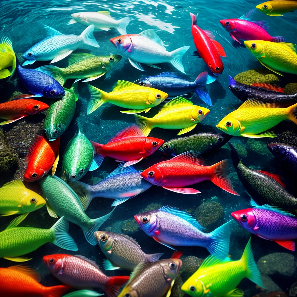 Sonhar com Peixinhos Coloridos: Qual o Significado Místico? 3 Fotos peixes coloridos rio cristalino abundancia