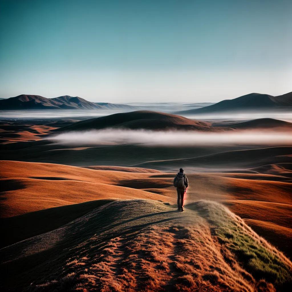 Descubra o Significado de Sonhar com Distância 2 Fotos pensativo paisagem nevoa