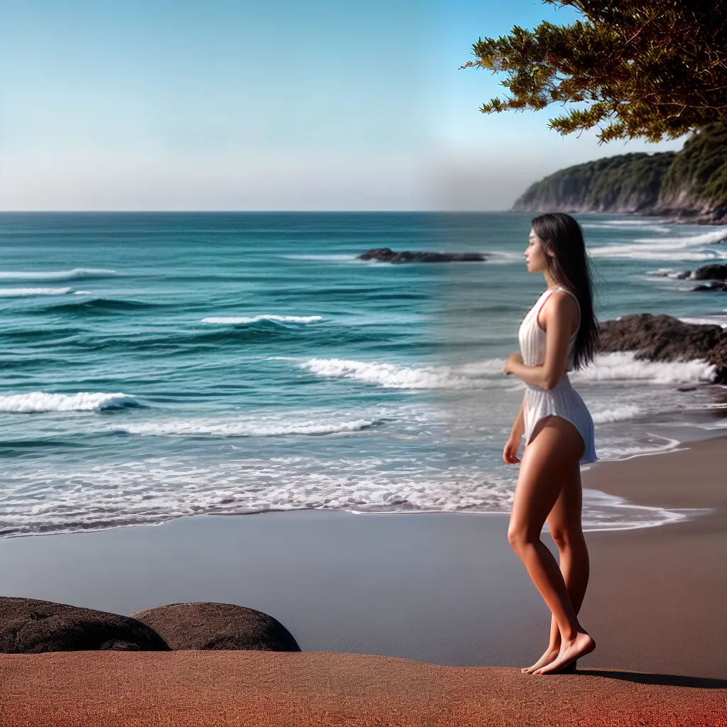 Fotos pensativo praia sonho paz