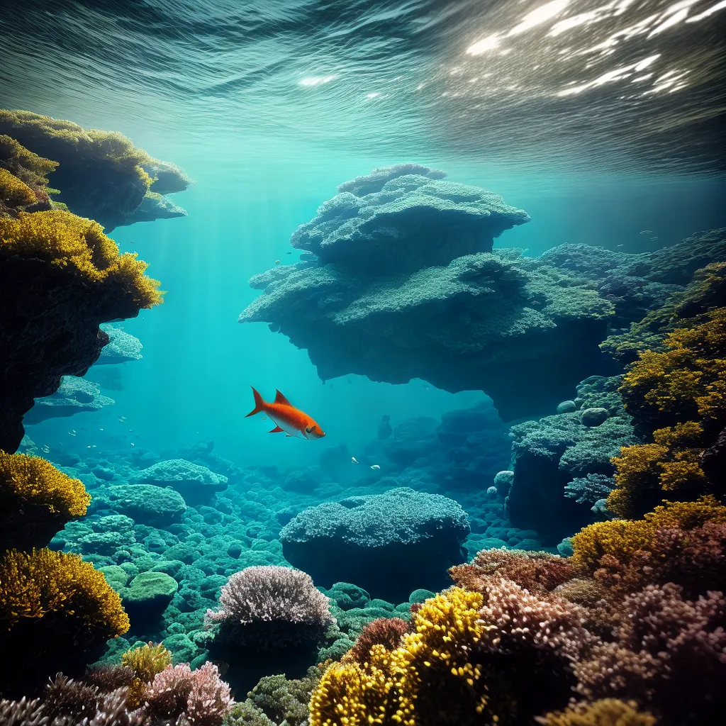 Fotos pequeno peixe sonhos profundezas