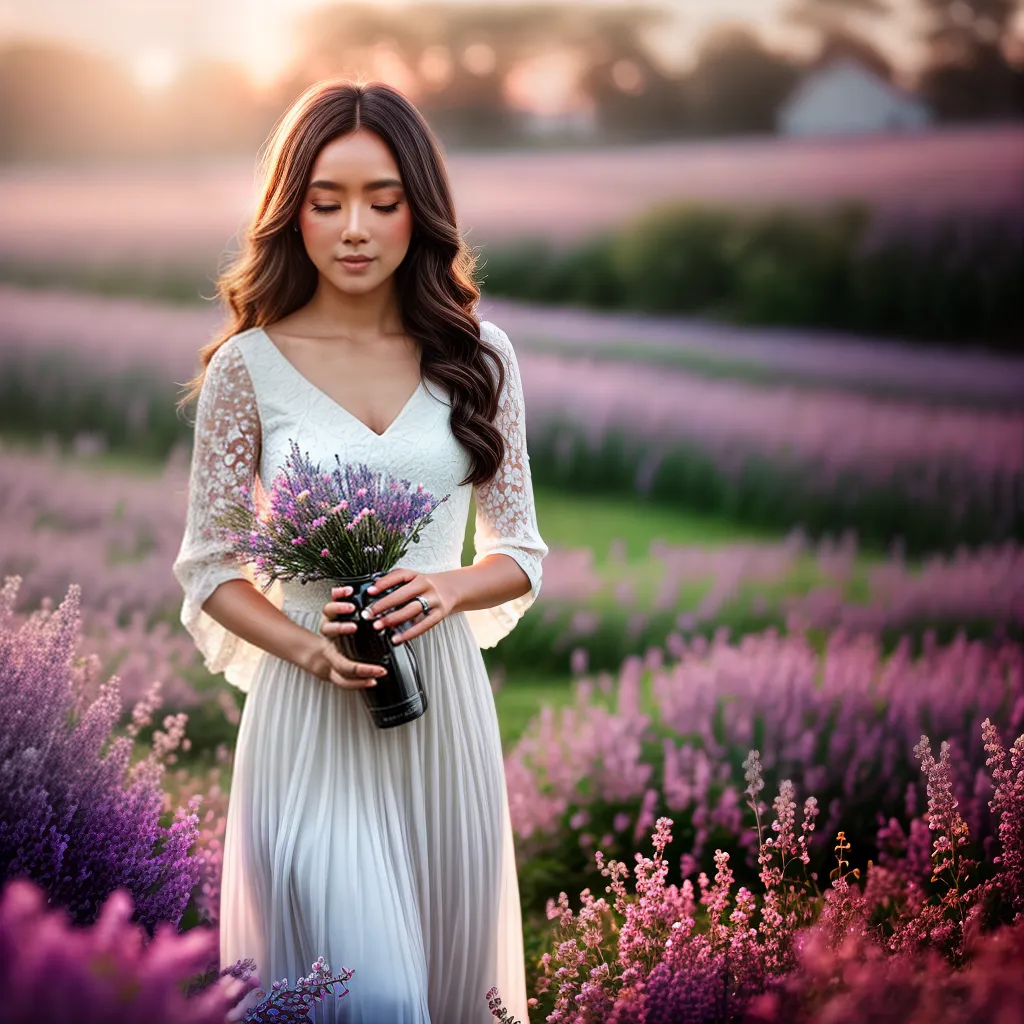 Fotos perfume campo flores sonho