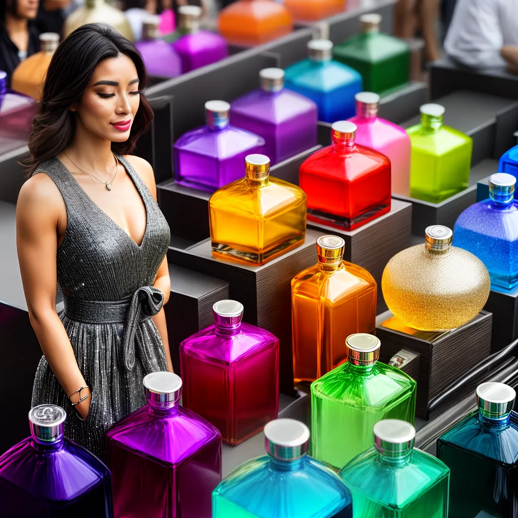 Fotos perfumes cores sonho mulher