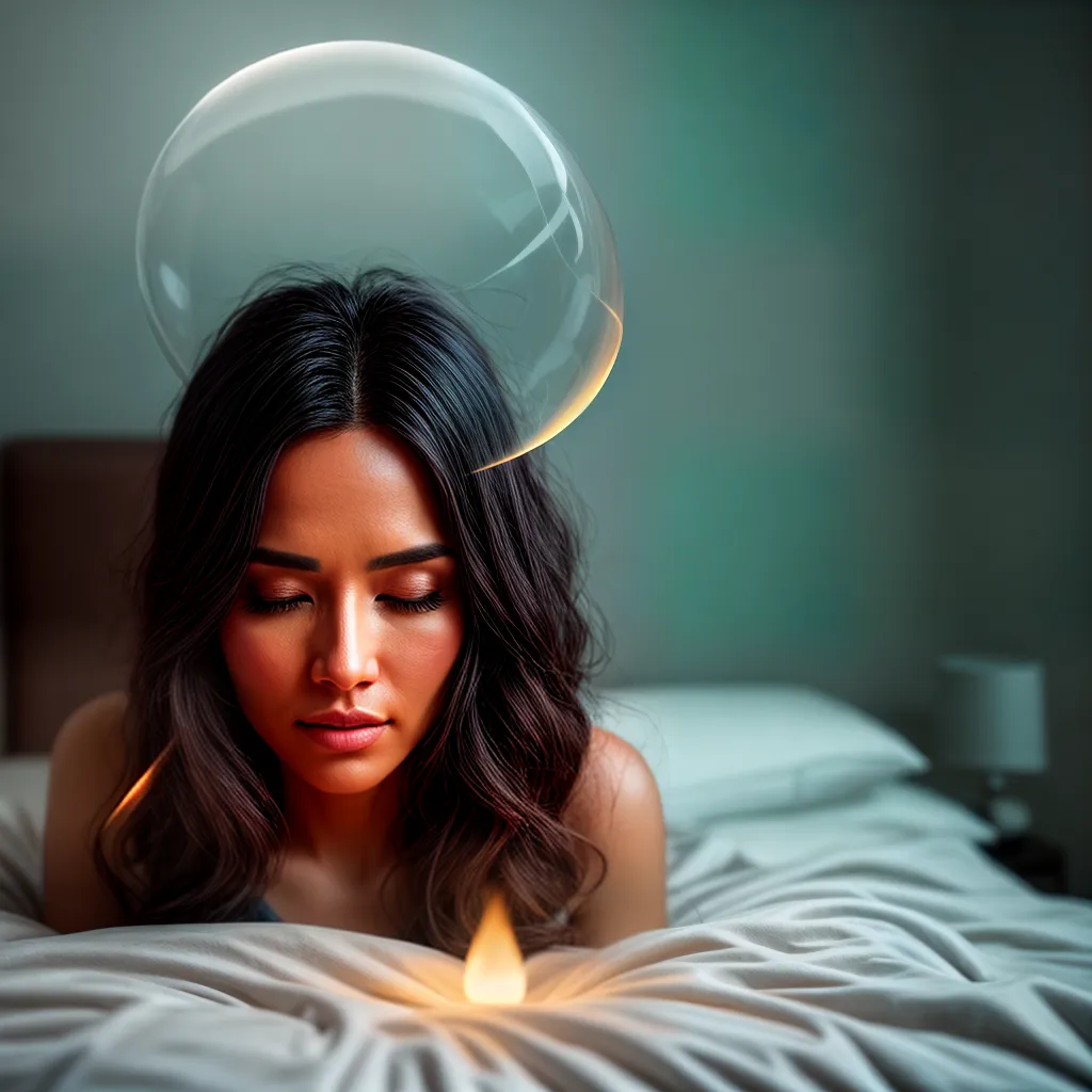 Descubra o que significa sonhar com coisas assustadoras. 5 Fotos pesadelo cama bolha pensamento medo