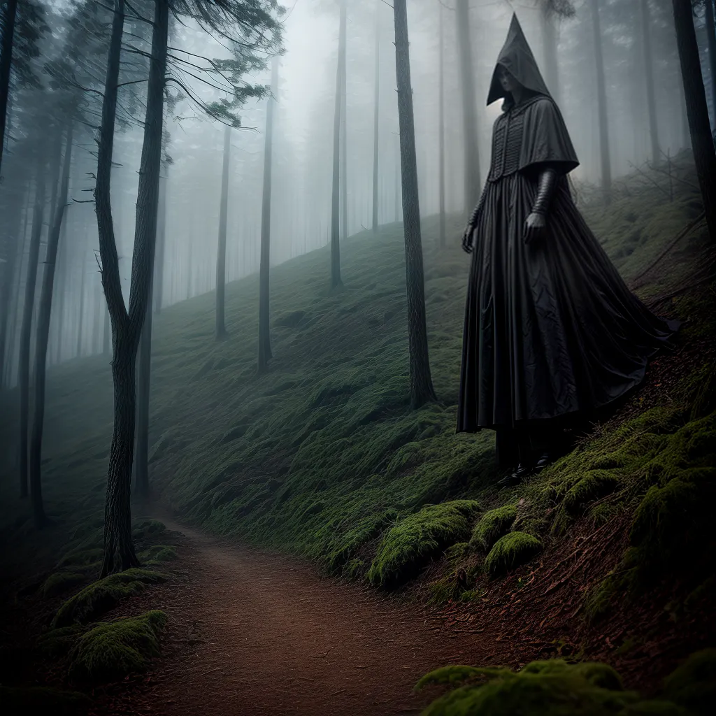 Fotos pesadelo floresta sombra bruxa misterio