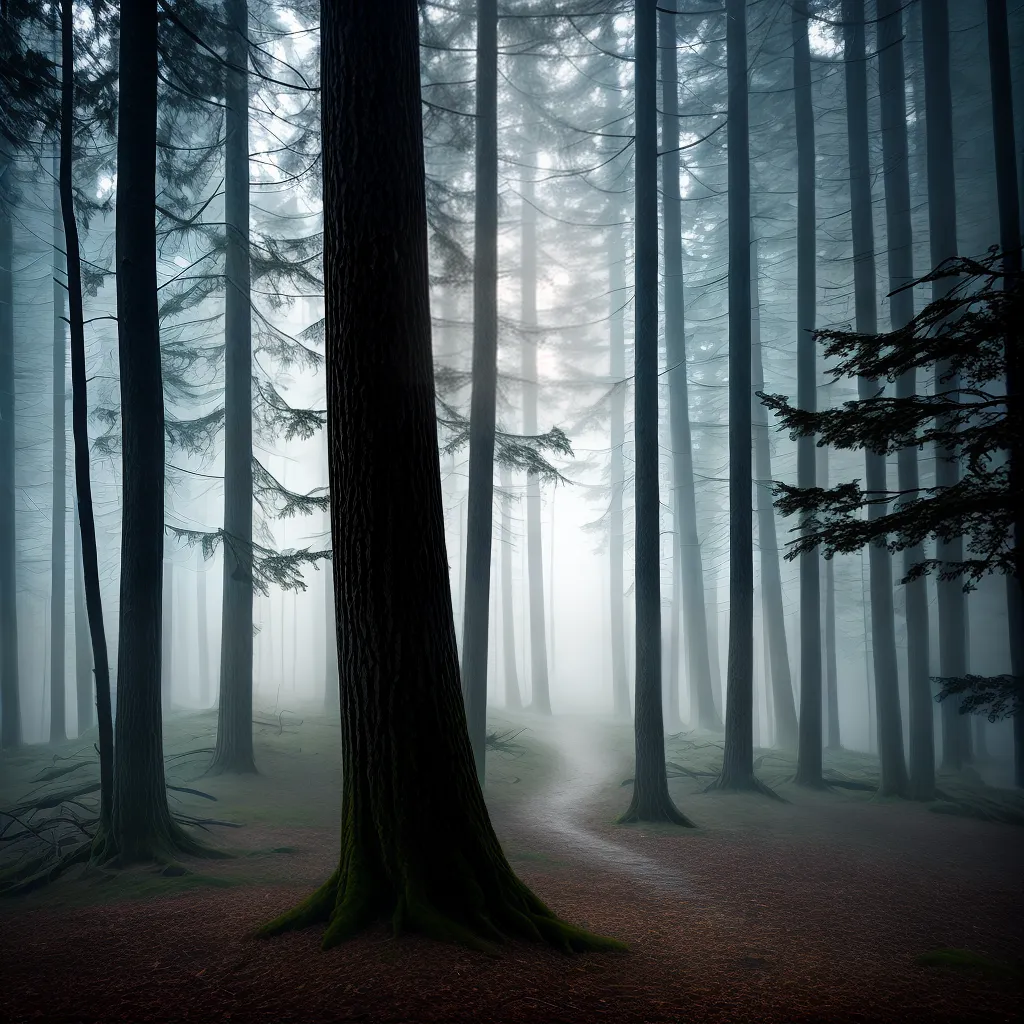 Fotos pesadelo floresta sombria misteriosa