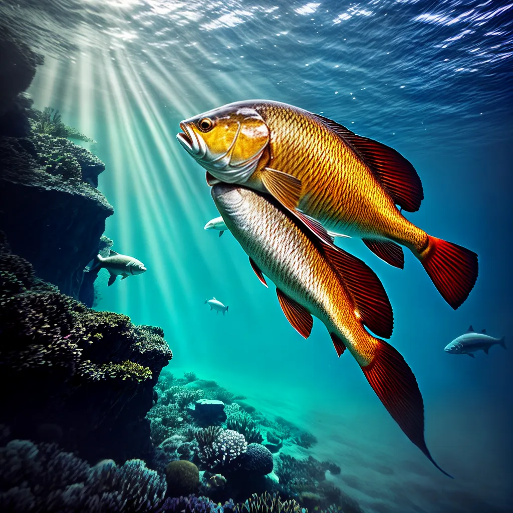 Fotos pesca sonho subaquatico misterio