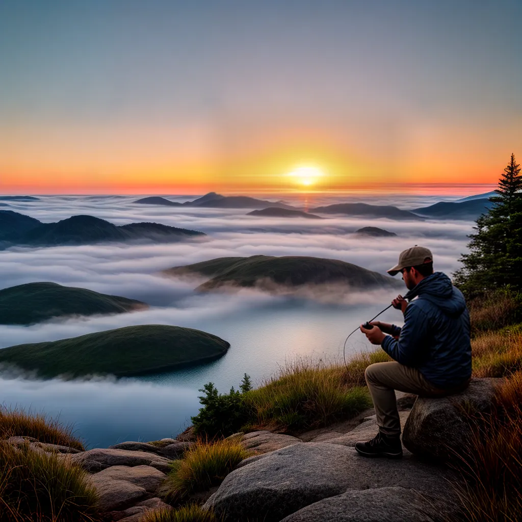 Fotos pesca sonhos por do sol