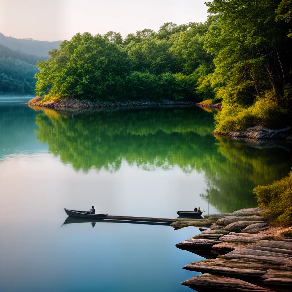 Descubra o Significado de Sonhar com um Pescador. 2 Fotos pescador lago natureza paz