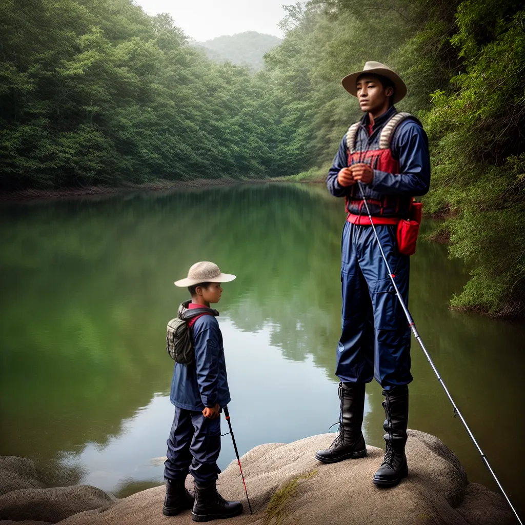 Descubra o Significado de Sonhar com um Pescador. 3 Fotos pescador lago serenidade paz