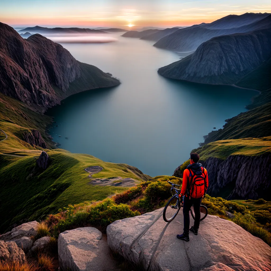 Desvendando sonhos: O que significa Fechamento 6 Fotos pessoa bicicleta por do sol