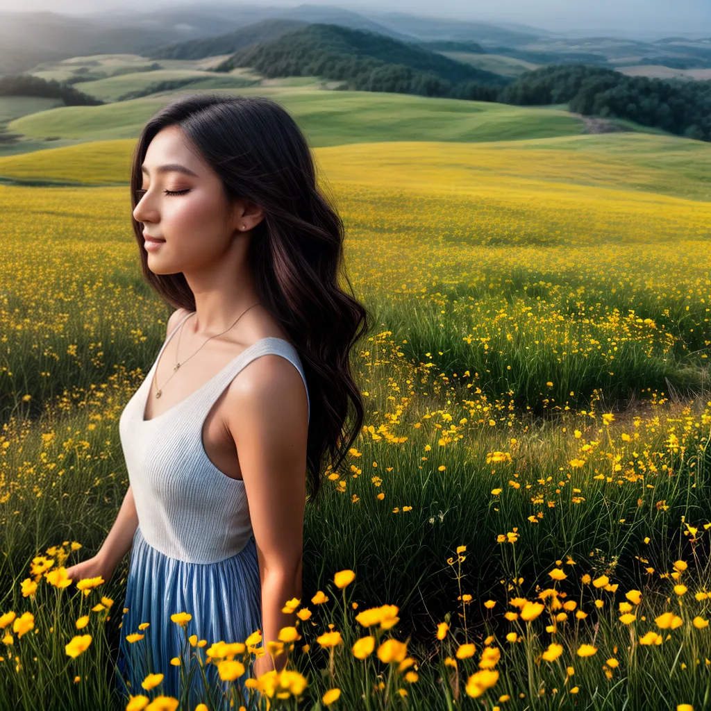 6. Super Sensível: Desvendando o Significado de Sonhar com Ser Muito Sensível 3 Fotos pessoa campo flores serenidade