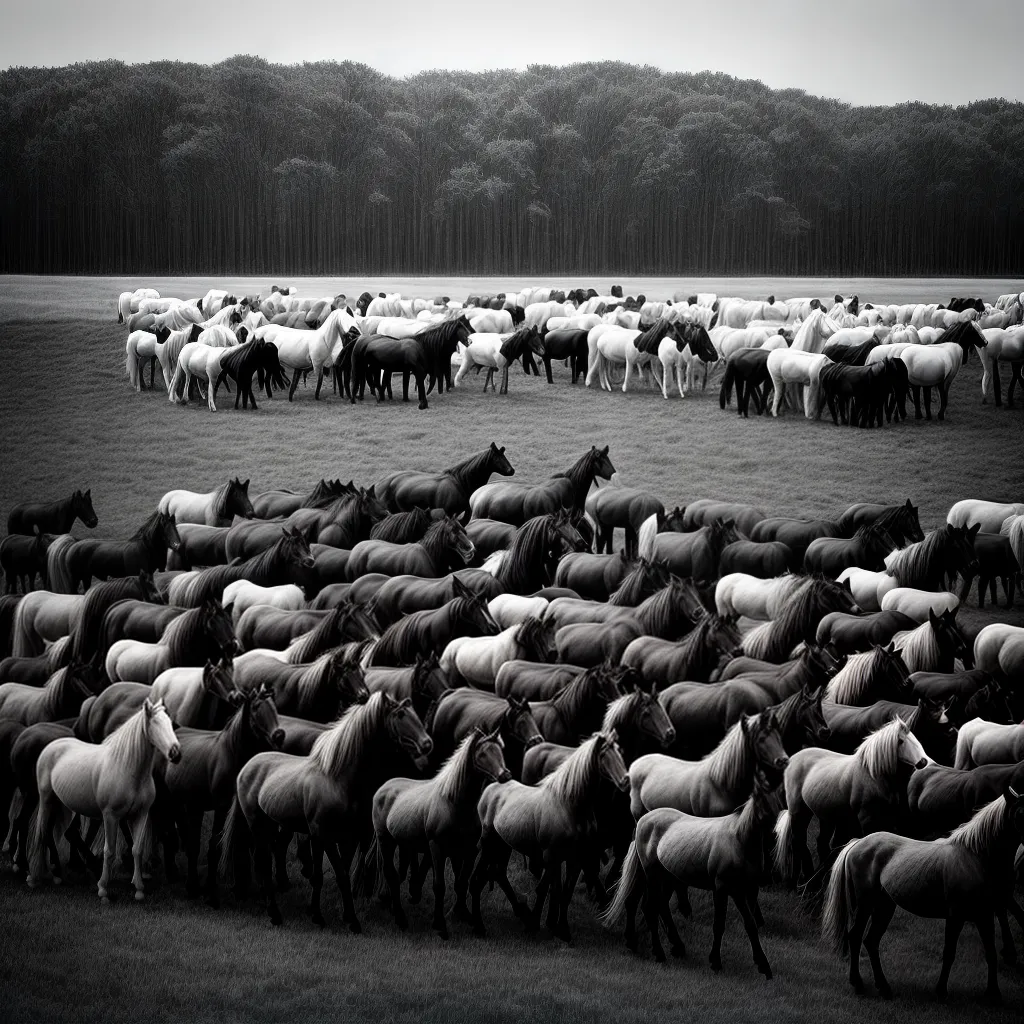 Fotos pessoa cavalos preto branco medo