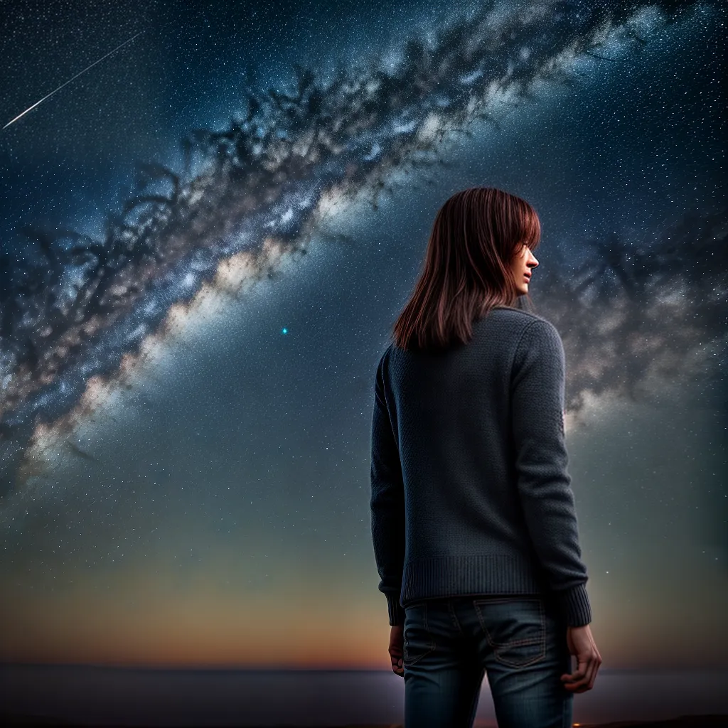 Título 9: Significado de Sonhar com Estrela 3 Fotos pessoa ceu estrelado noite paz