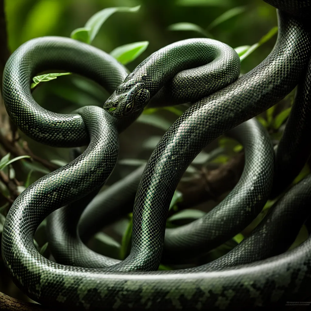Blog: Desvendando os Mistérios dos Sonhos com Cobras 6 Fotos pessoa floresta cobra brilho lua