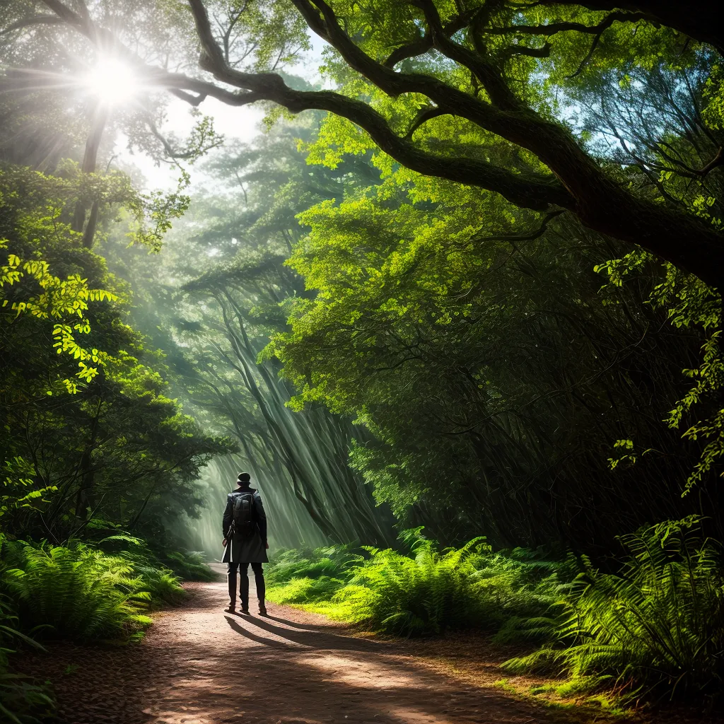 Árvores nos Sonhos e seus Significados 4 Fotos pessoa floresta sol natureza paz